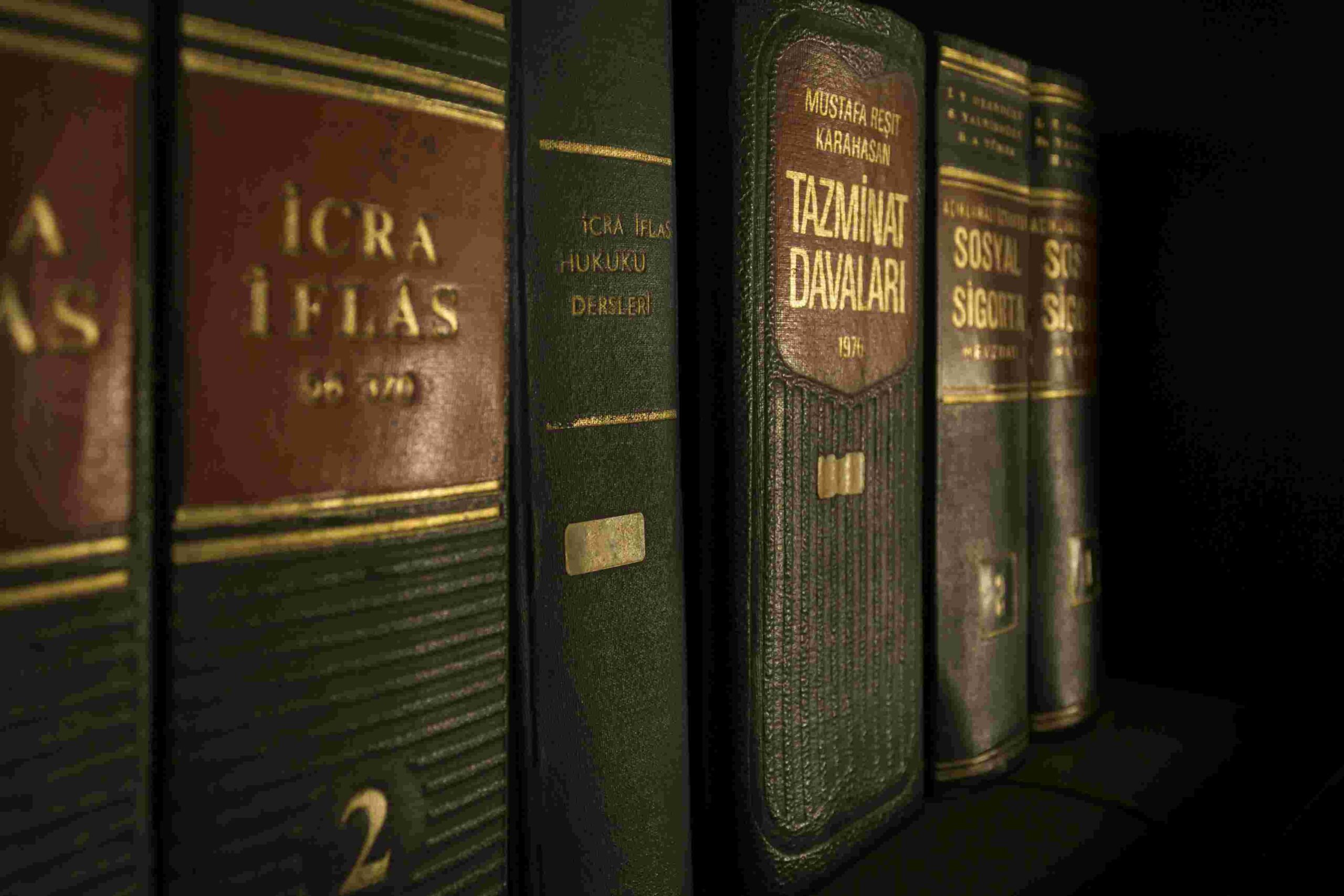 Image of law books in a shelf